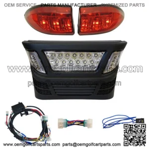 Light Bar Kit w/ Multi Color LED, Club Car Precedent Gas 04+ & Electric 04-08.5
