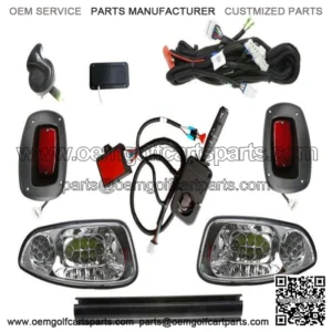 LED Hi-Low Beam Deluxe Light Kit Fits EZ-GO RXV years 2008-2015, (12V Kit)