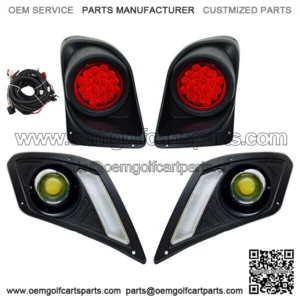 Light Kit, OE Fitment, Fits Yamaha Drive2, Golf Cart, LED, 12-48V, RHOX