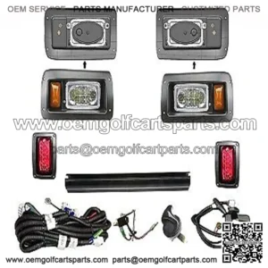 Hi-Low Beam light kit Fits Club Car DS,  2008+ 12-48V, Mechanical Brake