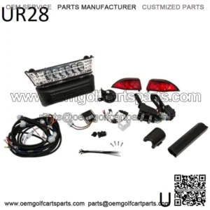 CLUB CAR PRECEDENT GOLF CART LED ULITMATE PLUS HEADLIGHT KIT FITS 2004-UP
