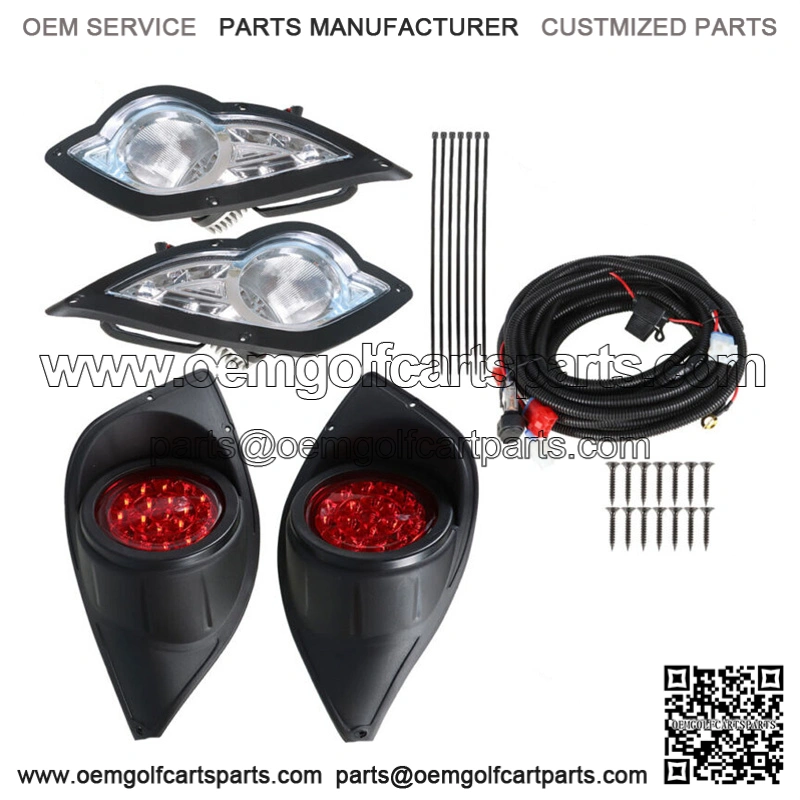 For Yamaha Drive LED Headlight & Tail Light Kit Set Golf Cart 2007-2014 15 16