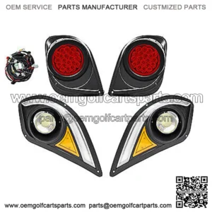 LED Light Kit with RGBW LED Running Lights, Yamaha Drive2 2017-Up