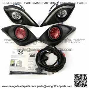 NEW Style" Yamaha Drive 2 Golf Cart LED Headlight & Tail Light Kit