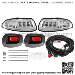 For Golf Cart LED Headlight and Taillight Kit Fit For EZGO RXV Year 2008-15 US