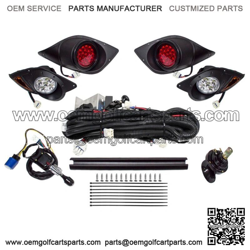 Golf Cart LED Headlights and Tail Light Kit Fits Yamaha G29 YDR Drive 2007-Up