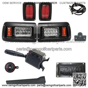 Deluxe LED Adjustable Light Kit for Club Car DS 1993-Up Golf Cart