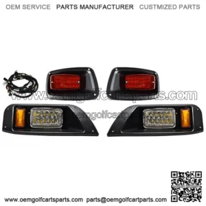 Golf Cart Complete Adjustable Light Kit, LED, for EZGO TXT 96-13 E-Z-GO