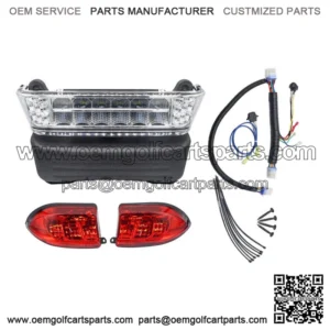 For Club Car Precedent Golf Cart LED Headlight Tail Light Kit 2004-2008