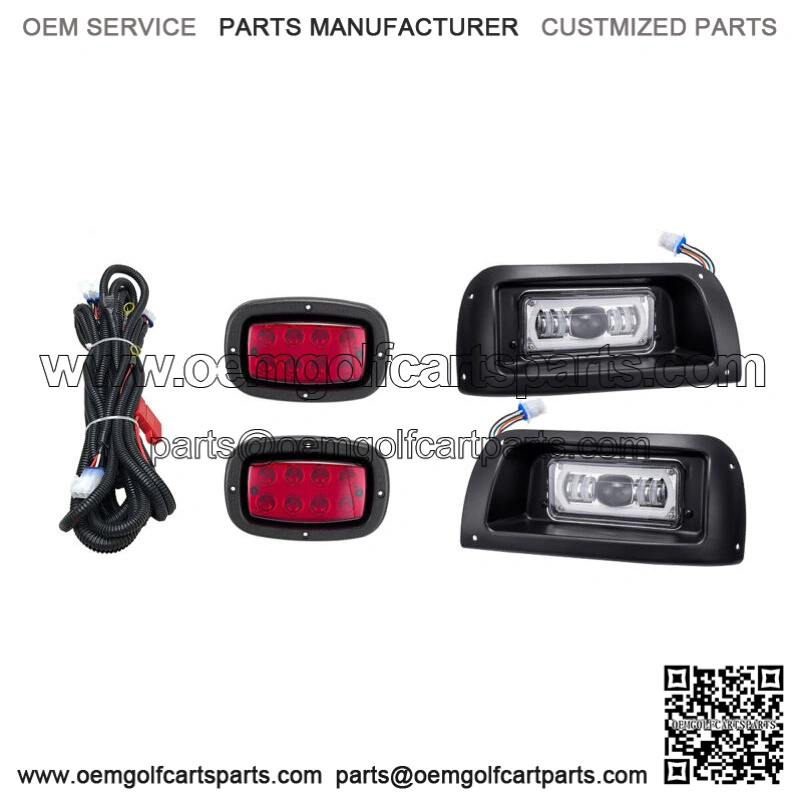 For G&E Golf Cart Club Car DS LED Light Kit Adjustable Headlights / Tail Lights