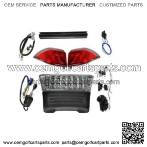 Deluxe LED Light Kit for Club Car Precedent Electric Golf Carts 2004-2008
