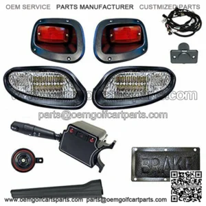 Light Kit, Fits E-Z-Go TXT 2014+ Golf Carts, Factory, LED  (Deluxe, Pedal) RHOX