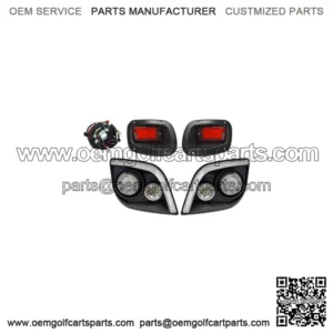 EZGO Express Golf Cart Light Kit With RBGW LED Running Lights 2014 and Up