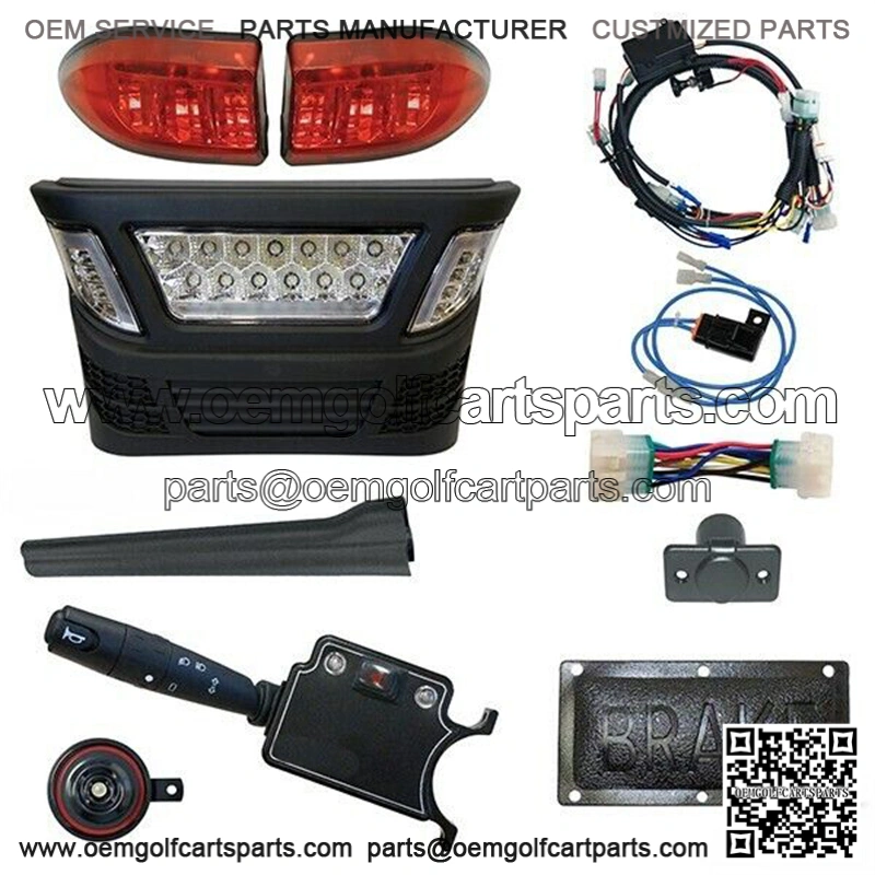 Deluxe LED Light Bar Kit for Club Car Precedent 2004-Up 12-48V Golf Cart