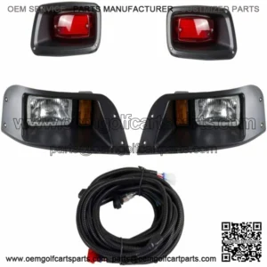 EZGO TXT Golf Cart Light Kit Basic LED Headlight Taillight 1996-2013