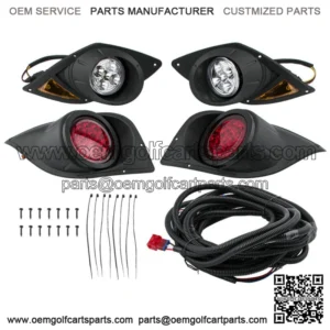 5x Golf Cart Club Car Gas Headlight & Tail Light Kit for Yamaha Drive G29 2007+