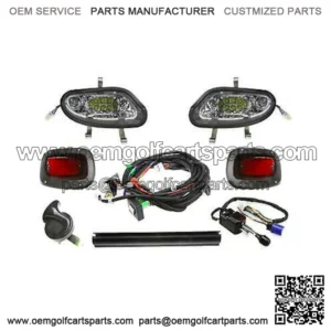 14+ EZGO TXT Deluxe LED Light Kit / Street Kit Golf Cart Carts Car