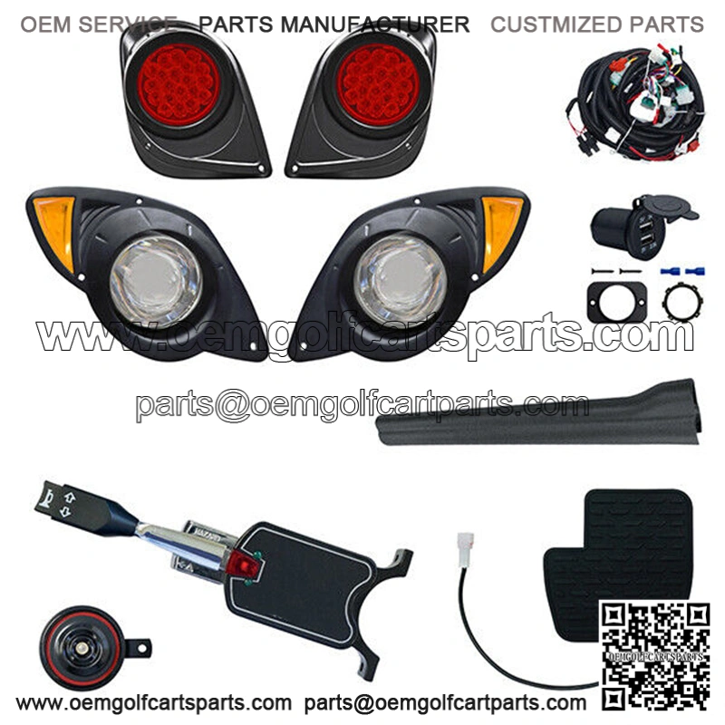 Standard LED Adjustable Light Kit for Yamaha Drive2 12-48V 2020-Up Golf Cart