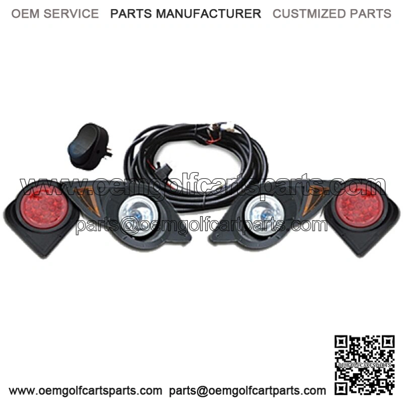 Yamaha G29 Drive Golf Cart 2007-2016 | Headlight Light Kit w/ Tail Lights