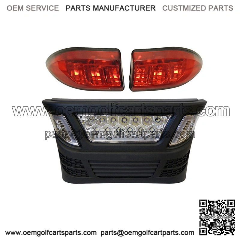 Golf Cart Club Car Precedent LED Light Bar Bumper Kit w/ LED Accent Lights