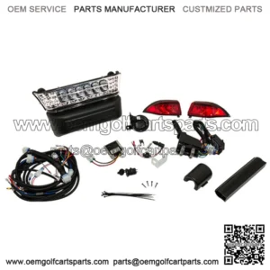 Club Car Precedent Golf Cart LED Ultimate Plus Light Bar Headlight Kit