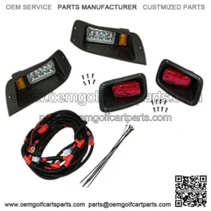 Adjustable LED Light Kit For E-Z-GO TXT Golf Cart (Years 1994-2013)