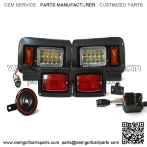 Street Legal LED Lights Kit for Club Car DS Golf Cart (1993-Up)