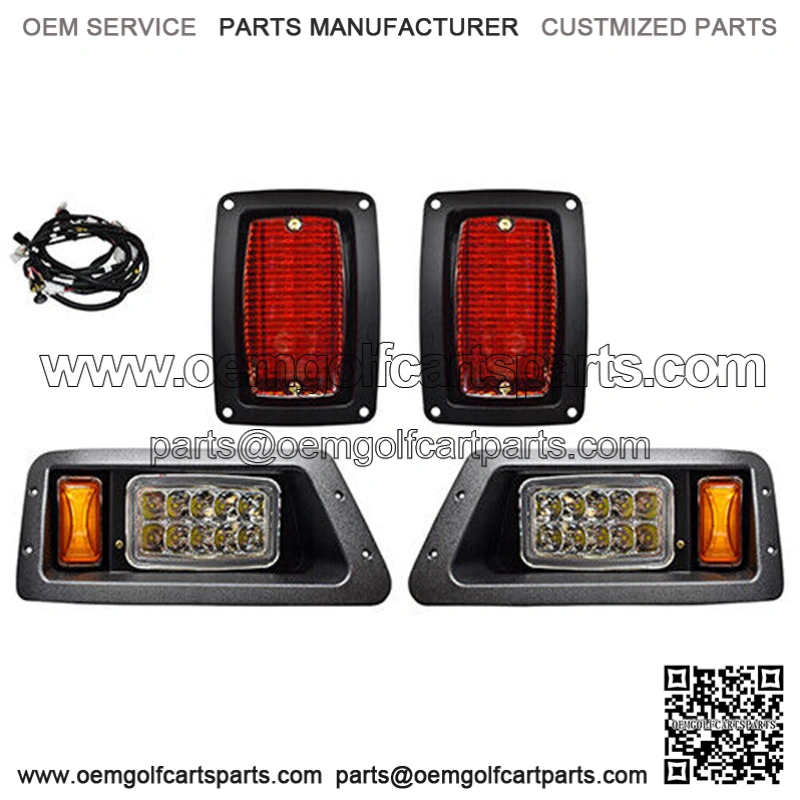 Golf Cart Complete Adjustable Light Kit, LED, Yamaha G14-G22