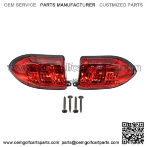 LED Tail Light with 3 Wire Kit Fits Club Car 2004-up Precedent and 2018-up Tempo