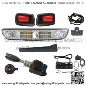 EZGO TXT Golf Cart Light Kit - Street Legal Regular or LED Lights Bar