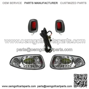 E Z GO GOLF CART PART RXV Golf Cart Headlight and Tail Light Kit LED