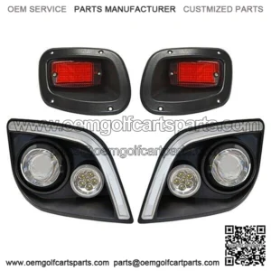 Deluxe LED Light Kit w/ RGBW LED Running Light for E-Z-Go Express Golf Cart