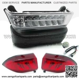 For Club Car Precedent Golf Cart FULL LED Headlight Tail Light Kit for 2004-2008