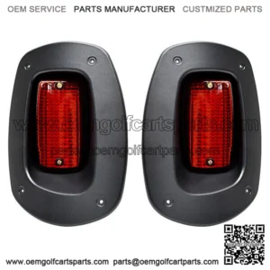 LGT-131 Red Replacement Rear Taillights Kit 08-15 EZGO RXV Golf Cart