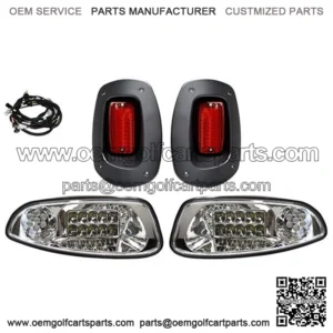 LGT-310LC LED Clear Factory Style Light Kit for EZGO RXV 08-15 Golf Cart