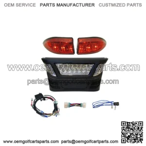 LED Multi Color Light Bar Bumper Kit for Club Car Precedent Golf Cart
