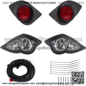 Golf Cart ALL LED Headlight & Tail Light Kit for Yamaha G29 Drive MODELS 2007-UP