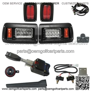 Club Car DS Light Kit - STREET LEGAL (Choose: LEDs or Regular)