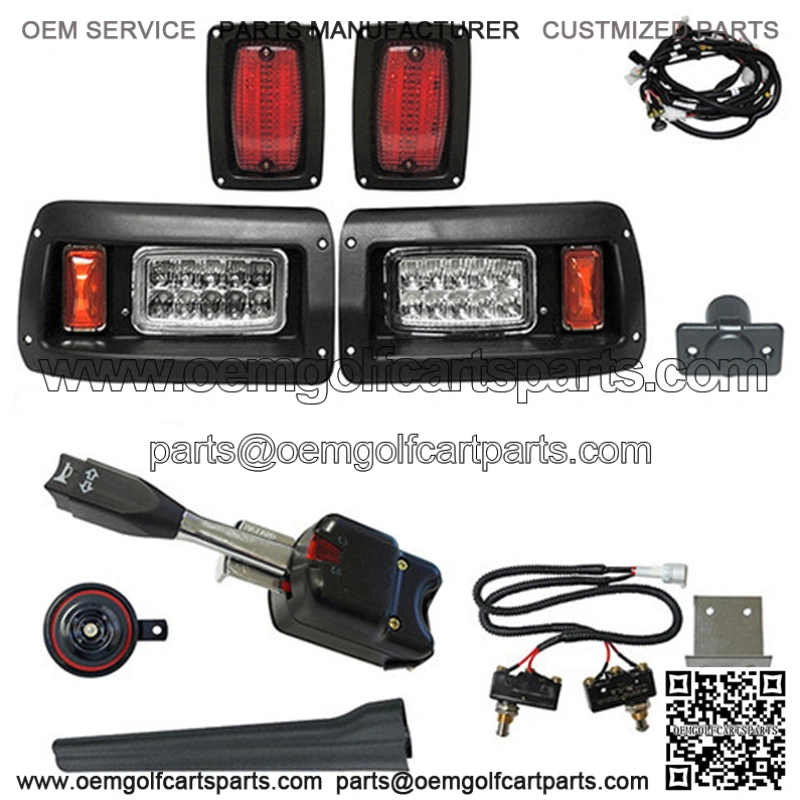 Club Car DS Light Kit - STREET LEGAL (Choose: LEDs or Regular)