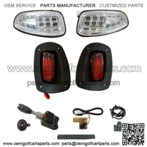 EZGO RXV Golf Cart Light Kit - STREET LEGAL (LED or Regular) - Factory Style