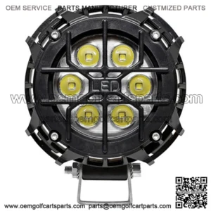 4" Golf Cart LED Utility Spotlight - 12V-30V (21 Watt / 2,000 Lumens, Fits All Carts)