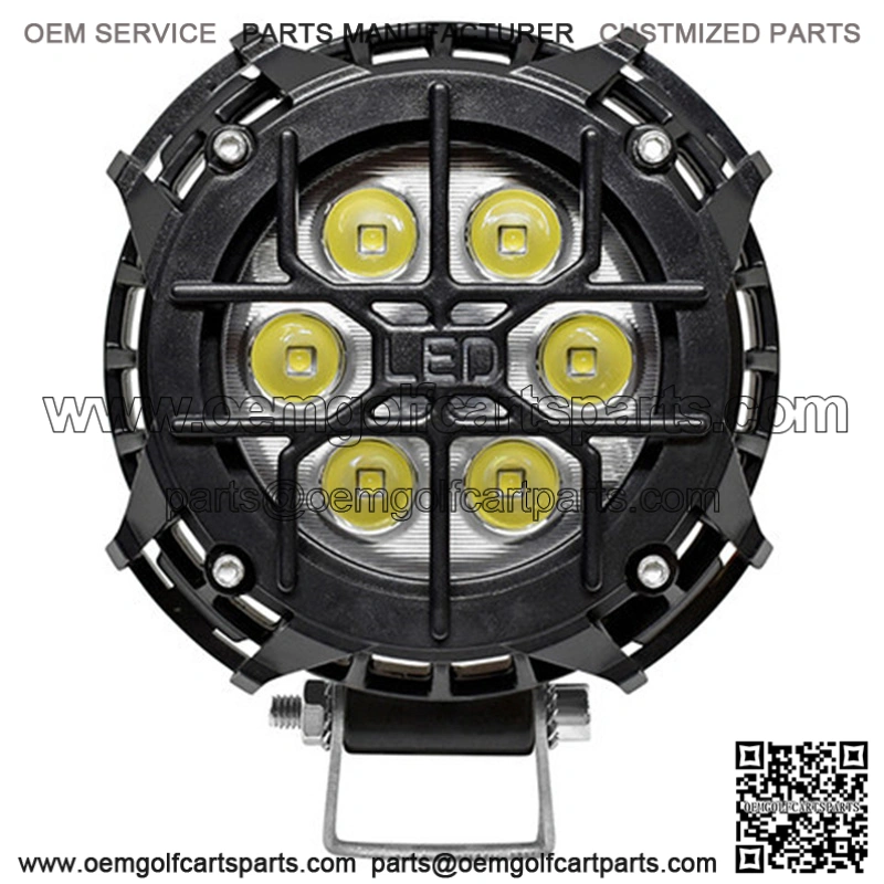 4" Golf Cart LED Utility Spotlight - 12V-30V (21 Watt / 2,000 Lumens, Fits All Carts)