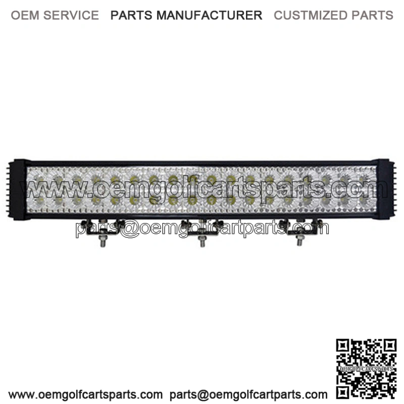 25.25" Golf Cart LED Light Bar - 12-24V (108 Watt / 8,100 Lumens, Fits All Carts)