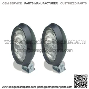 4" Round Utility Golf Cart/Tractor Truck Work Lamp Set