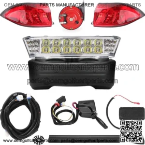 Golf Cart Headlight Taillight LED Light Kit for Club Car Precedent 2004-up 12V