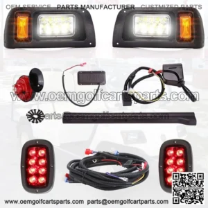 Golf Cart LED Light Kit for 93+ Club Car DS 12V Turn Signals Brake Legal Street