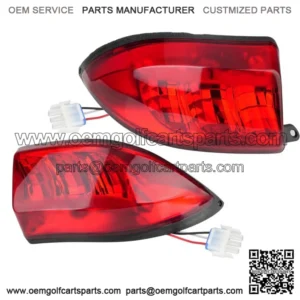 Golf Cart LED Tail Lights for Club Car Precedent 2004-up,Tempo 2018-up,12V 3Pin