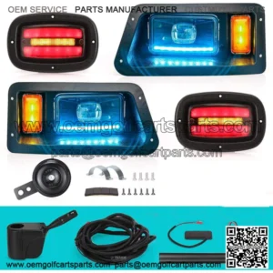 Golf Cart LED Light Kit for Yamaha G14 G16 G19 G22 W/Low High Beam Turn Signal