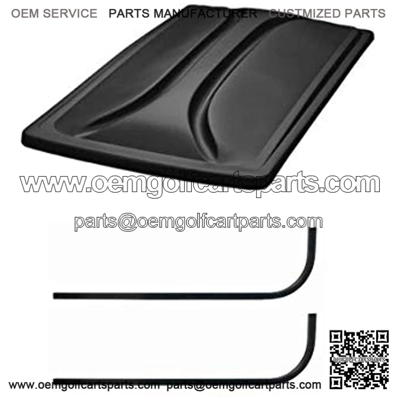 3G Universal 80" Golf Cart Roof Kit- Black for EZGO TXT Golf Carts