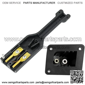 Golf Cart Charger Plug and Socket, 36V Powerwise Charger Receptacle, for EZGO Medalist TXT 1996 Up Electric Golf Carts Replaces Part Number 73345-G01??73063-G01